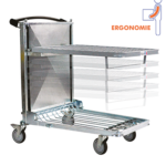 Chariot ergonomique 600×800 mm